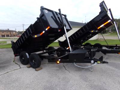 2027 Quality Steel & Aluminum 6x10 Low Profile Dump Trailer 10K Telescopic