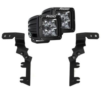 Rigid Industries 46789 D-Series Spot Midnight A-Pillar Kit