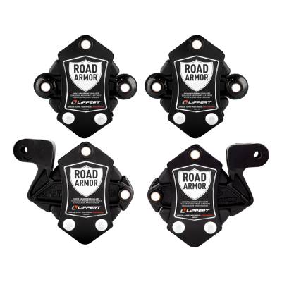 CURT - CURT 2024115710 Road Armor Shock-Absorbing Trailer Equalizer Triple Axle Kit - Image 2