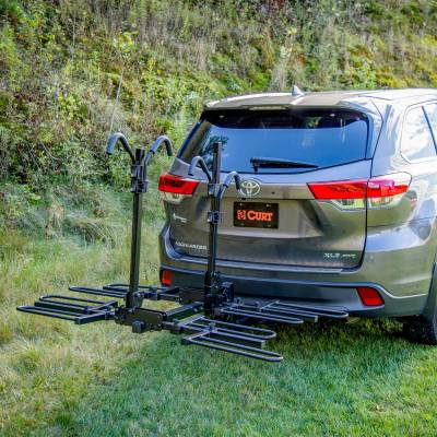 CURT - CURT 18087 Tray-Style Hitch-Mounted Bike Rack - Image 2