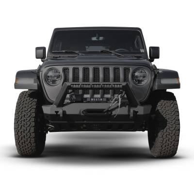 Westin - Westin 59-80085 WJ2 Stubby Front Bumper w/LED Light Bar Mount - Image 9