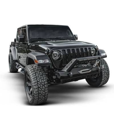 Westin - Westin 59-80085 WJ2 Stubby Front Bumper w/LED Light Bar Mount - Image 13