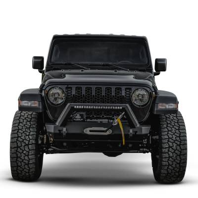 Westin - Westin 59-80085 WJ2 Stubby Front Bumper w/LED Light Bar Mount - Image 14