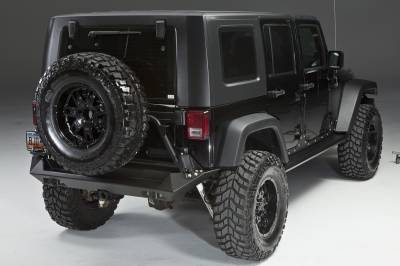Fab Fours - Fab Fours JK07-Y1251-B Heavy Duty Rear Bumper - Image 3