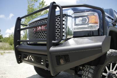 Fab Fours - Fab Fours GM14-Q3160-1 Elite Front Ranch Bumper - Image 4