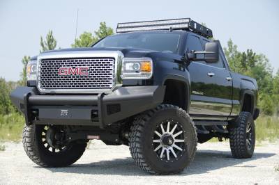 Fab Fours - Fab Fours GM14-Q3161-1 Elite Front Ranch Bumper - Image 5