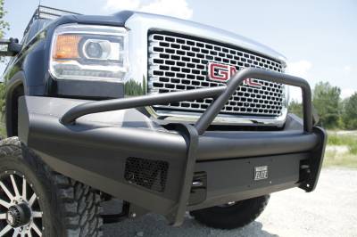 Fab Fours - Fab Fours GM14-Q3162-1 Elite Front Ranch Bumper - Image 3