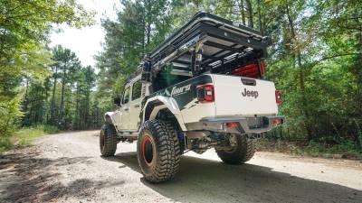 Fab Fours - Fab Fours JT20-Y1952-B Standard Rear Bumper - Image 2