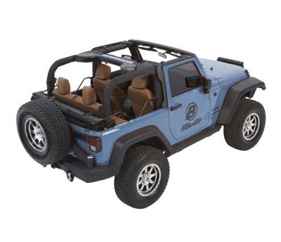 Bestop - Bestop 54422-35 Jeep Trektop Glide Slantback Soft Top - Image 3