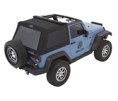 Bestop 54422-35 Jeep Trektop Glide Slantback Soft Top