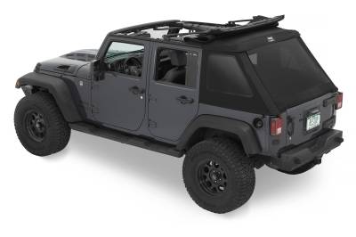 Bestop - Bestop 54423-17 Jeep Trektop Glide Slantback Soft Top - Image 2