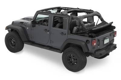 Bestop - Bestop 54423-17 Jeep Trektop Glide Slantback Soft Top - Image 5