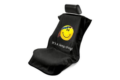 Seat Armour Jeep Black Smiley Towel Seat Cover