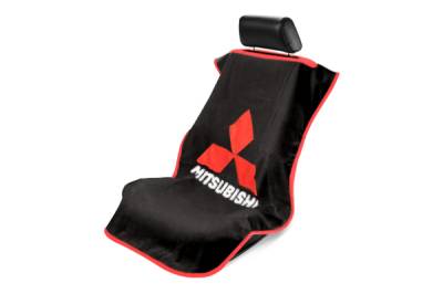 Seat Armour Mitsubishi Black Towel Seat Cover